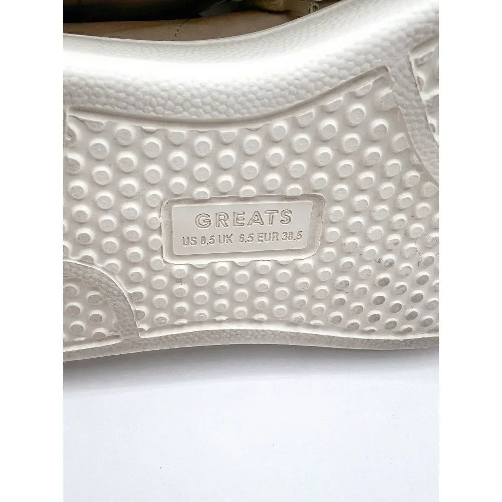 Greats Beige Platform Sneakers Size 8.5
